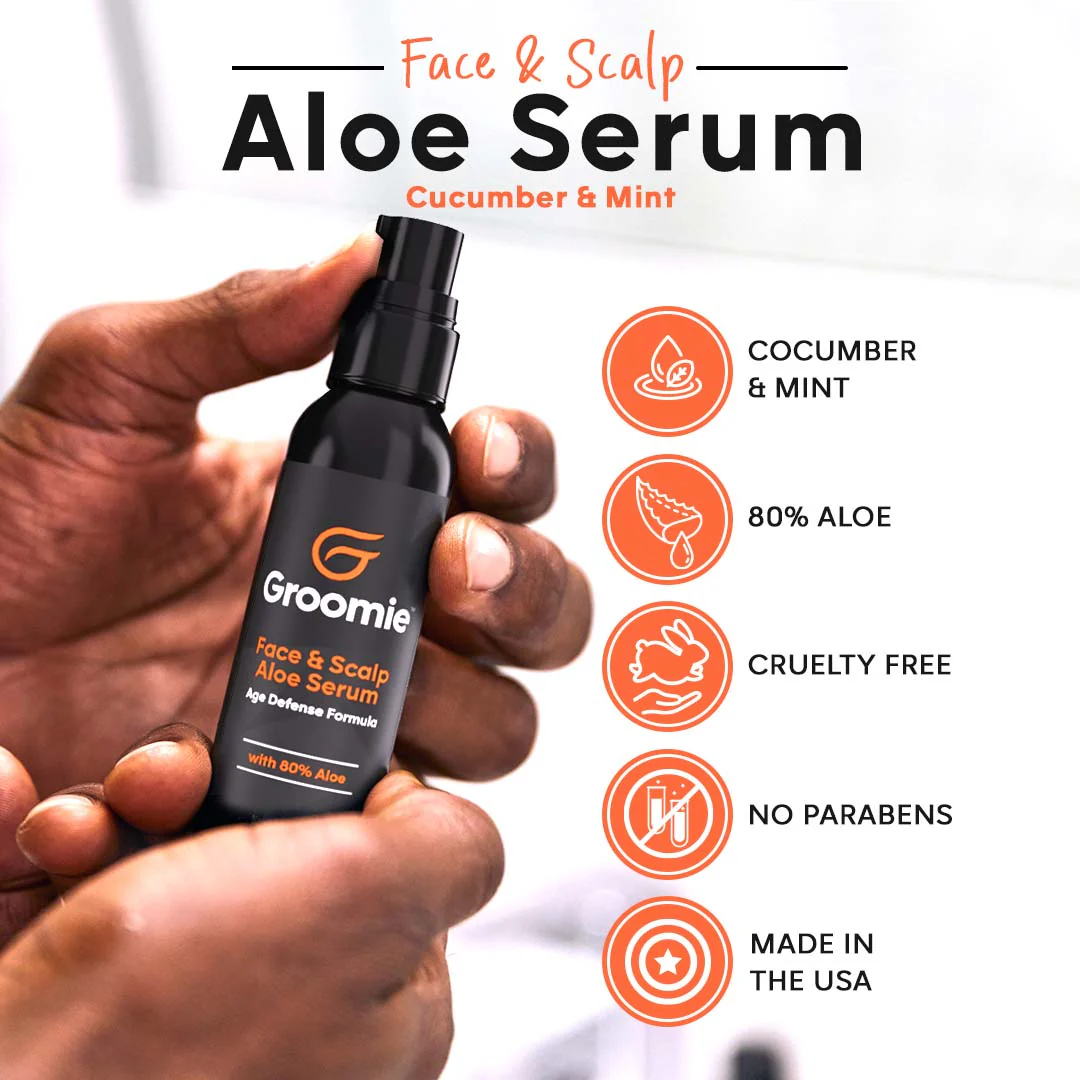 Face & Scalp Aloe Serum (Age-Defense Formula) - Image 7
